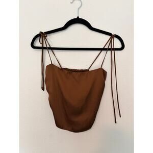 Urban Outfitters Brown Dressy Tank Size Small
